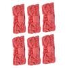 6PCS Microfiber Hdbands Soft Elastic Bowknot Hair Bands for Makeup Face Washing Sports Supplies