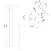 ANGLE leg 45 STEEL