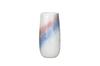 Kutani Ware Iwataya Silver 8.5-inch Vase, Glaze, "Hibiki" AP8-1039