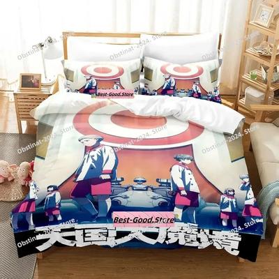 Heavenly Delusion Bedding Set Single Twin Full Queen King Size Bed Set Adult Kid Bedroom Duvetcover Sets Anime Parure De Lit Bed