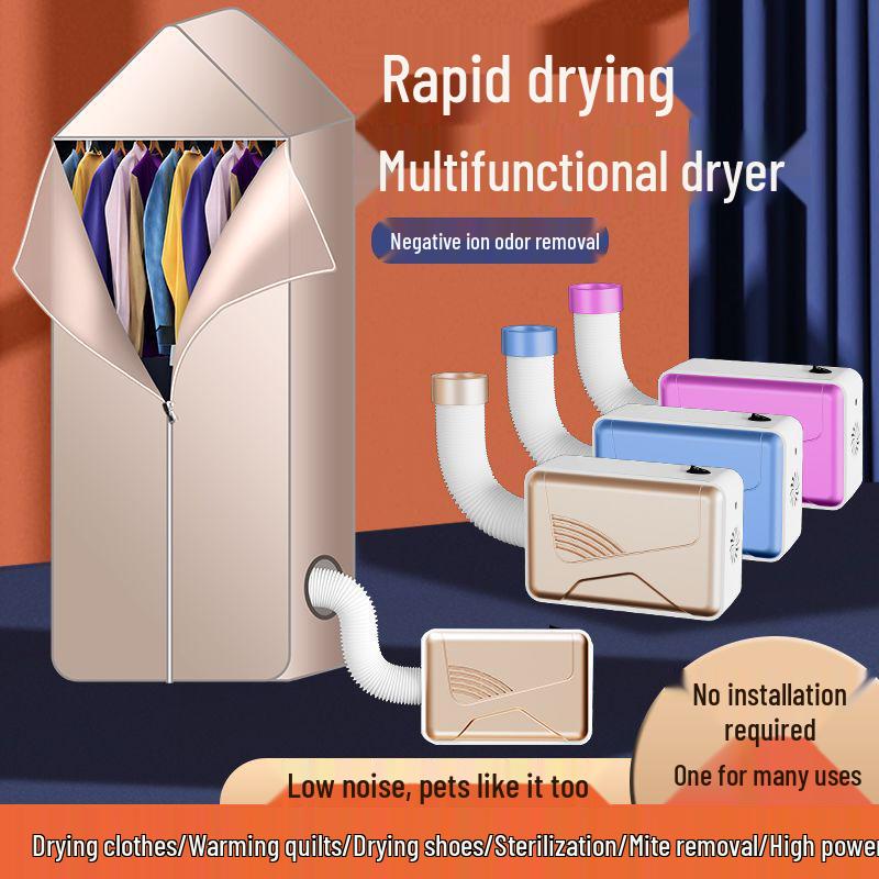 Multifunctional Warm Air Dryer for Shoes, Clothes, and Mite Removal