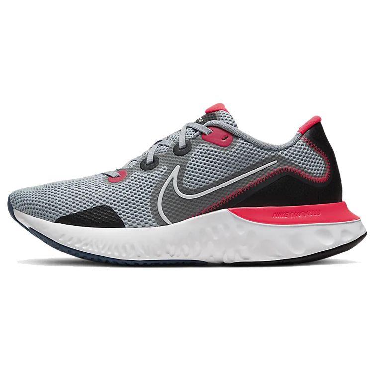 

Nike Renew Run Obsidian Mist Crimson Мужские кроссовки Серый Черный Laser-Crimson CK6357-401