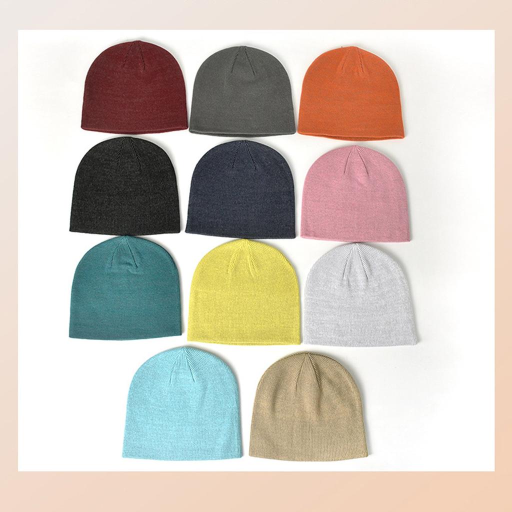Reflective Knitted Hat for Men Women Winter Sport Unisex Cuffed Warm Winter Hat Windproof Cycling Hat for Skiing Cycling