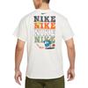 Nike T Shirts Men's White Crew Neck Moderate Straight Fit DX6148-133
