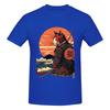 Ukiyo E Samurai Cat Soft And Glutinous Tshirt Commuting Vibe Versatile Inner Layer Shirt