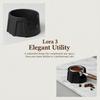 58mm Espresso Coffee Portafilter Holder with Anti Slip Tamping Station for Barista Cafe Shop Home Brewing Tool Stable