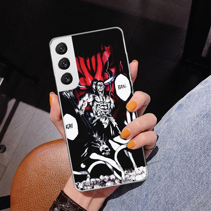 Bleach Zaraki Kenpachi Phone Case For Samsung Galaxy S24 S25 Edge S26 Ultra S23 S22 S21 Plus S20 FE + Personalized Print Cover G