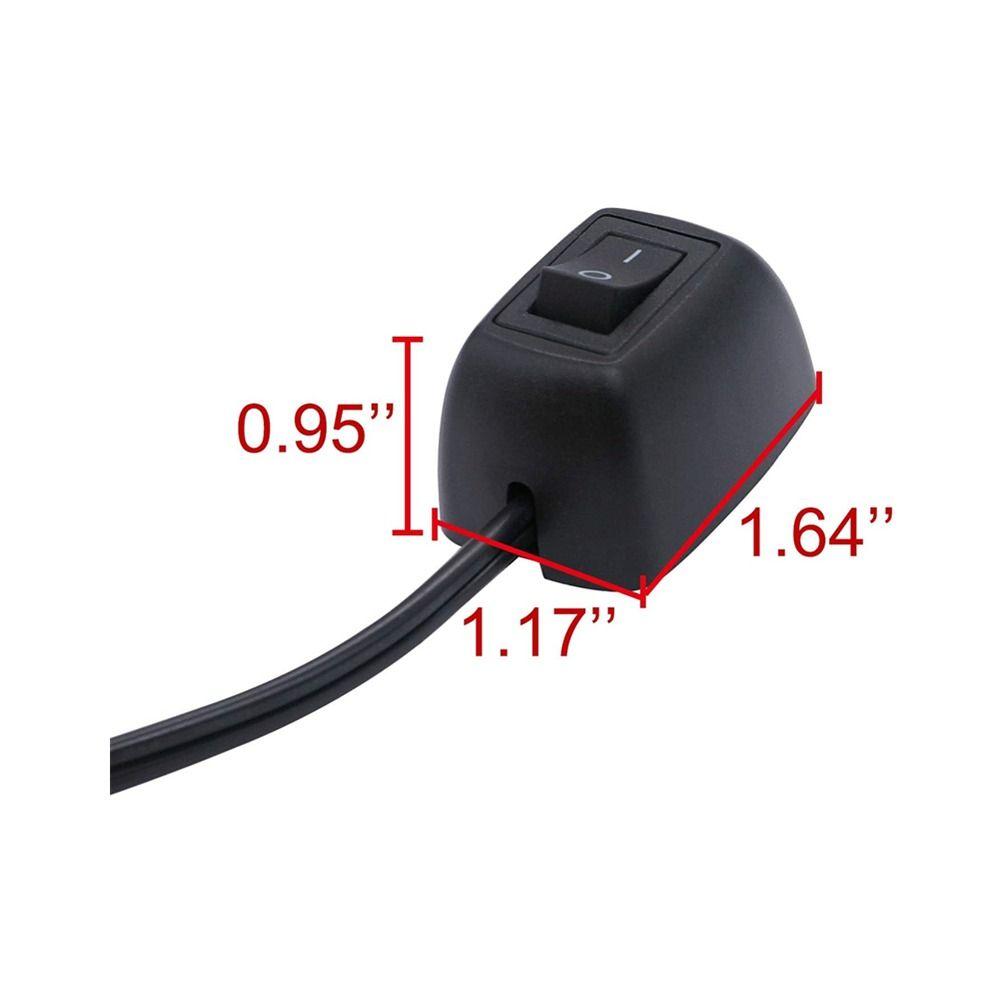 ON/Off DC12V Paste Type Switch Water Drop Shape SPST Rocker Switch Various Lamps