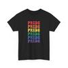 Pride Rainbow Heart T-Shirt | LGBTQ+ Support Tee | Love Always Wins Pride