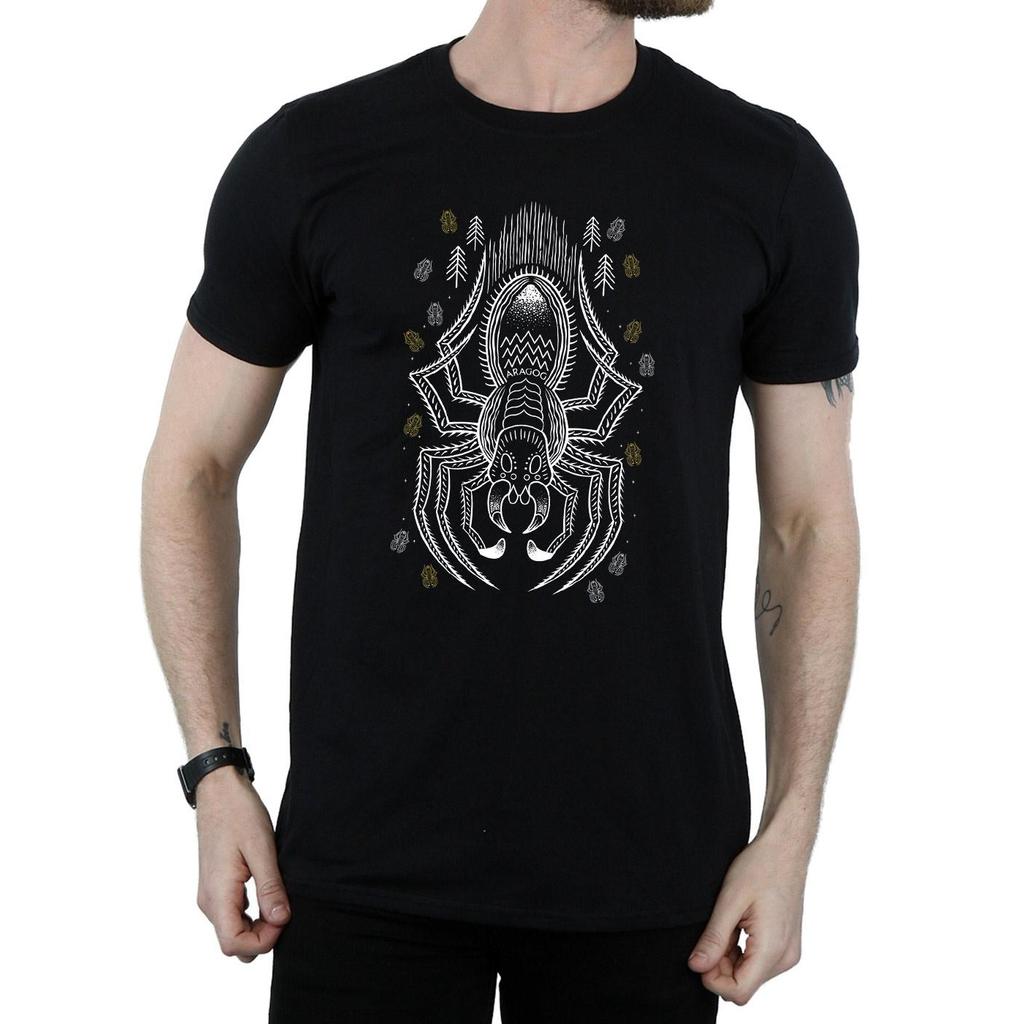 HARRY POTTER Mens Aragog Line Art T-Shirt