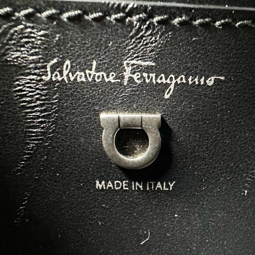 Salvatore Ferragamo Handbag Silver Women 2way Gancini used