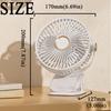 4 In 1 Small Desk Fan Creative Mini Desk Fan Mutli-Purpose Personal Table Fan  Camping