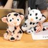 Leopard Plush Toys Cute Sitting Tiger Plushie Toys for Girl Children Pretty Stuffed Animals Christmas Birthday Gifts Girlfriend