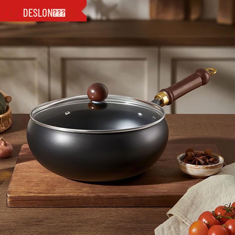 DESLON Nitrided Refined Iron Wok
