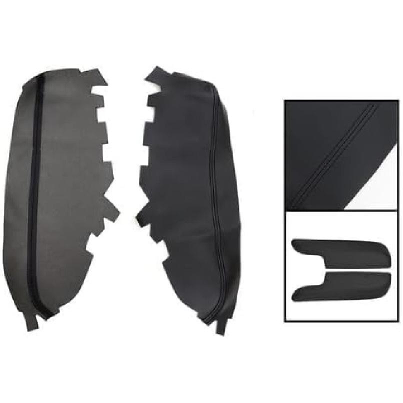 

GXARTS 2 шт. Замена накладок на передние двери автомобиля, чехол-подлокотник, черный, совместимый с Toyota Avalon 2013 2014 2015 2016 2017 2018, виниловая кожа