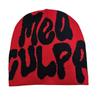 Hip Hop Trend Letter Knit Beanie - Unisex Wool Jacquard Hat