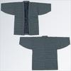 Morioru Kurume Woven Men's Hanten (Hanten), Heather Green, Made in Japan, Washable, Quilted Lining, Eco-Friendly, Dotera, Donbuku