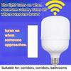 Radar Motion Sensor & Sound-Light Control Bulbs (2 Types)-Auto On/Off LED for Corridor Staircase,Separate Human Induction