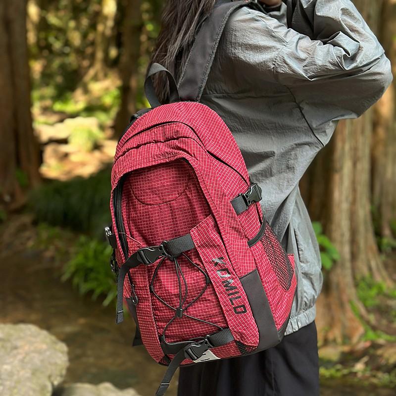 Schoolbag1011 new anti-splashing water hiking bag large capacity light outdoor sports backpack cool couple backpack