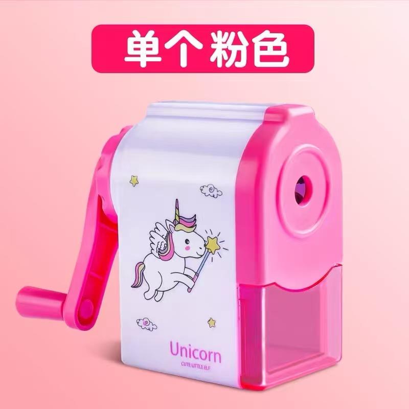

Kawai Cartoon Automatic Pen Feeding Pencil Sharpener Hand Cranked Primary School Student Junior High Prize Wholesale Supplies розовый