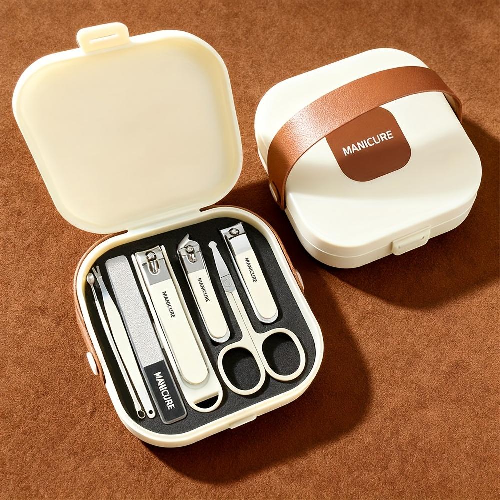 Professional Nail Clipper Set with Anti-Splash Design Heavy-Duty Stainless Steel Nail Scissors, Nail Clippers, Nail File & Nail Polish Remover