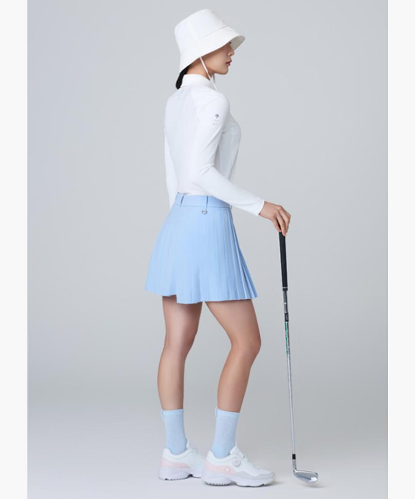 DESCENTE GOLF Women'S Asymmetrical Pleated Skirt (Dq32Wfsk8E)