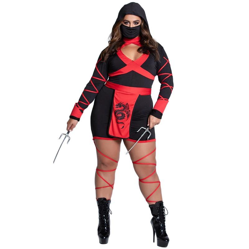 S-XXL Ninja costumes plus size Halloween costume, Naruto, cosplay samurai