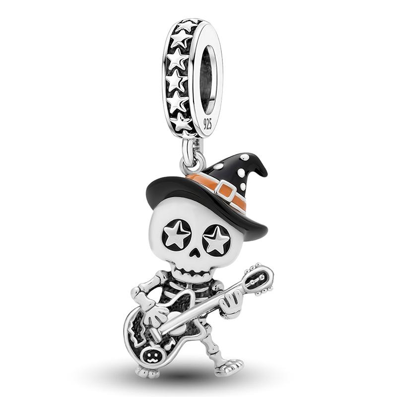 Kupfer Phantom Halloween Kürbis Anhänger Passend für DIY Armband Armreif Geschenk Hohe Qualität Feiner Schmuck Für Frauen