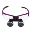 Dental Loupes Magnifying Glasses with LED Light 2.5X Headband Magnifying Glass 100‑240V US Plug