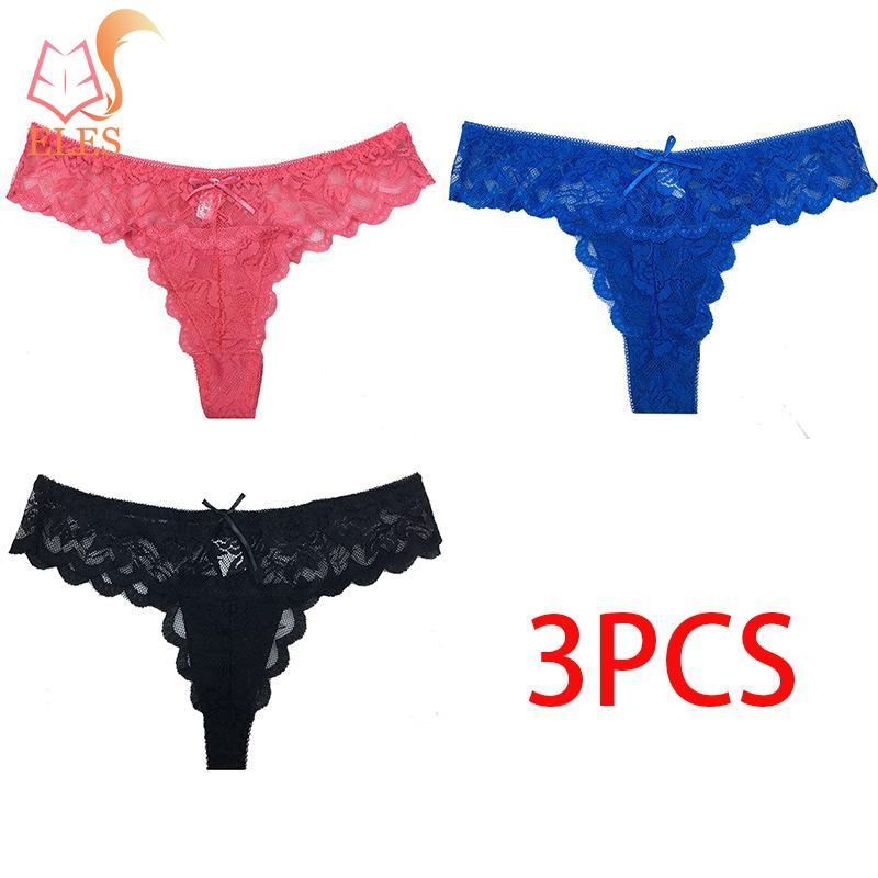 Women Lace Briefs Low-waist M-XL Solid Sexy G-String Seamless Transparent Panty Female Breathable Underwear Comfort Thong