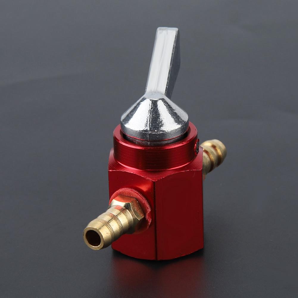 1pc Fuel Tank Switch Tap Valve Petcock Motorcycle ATV Quad (Red)