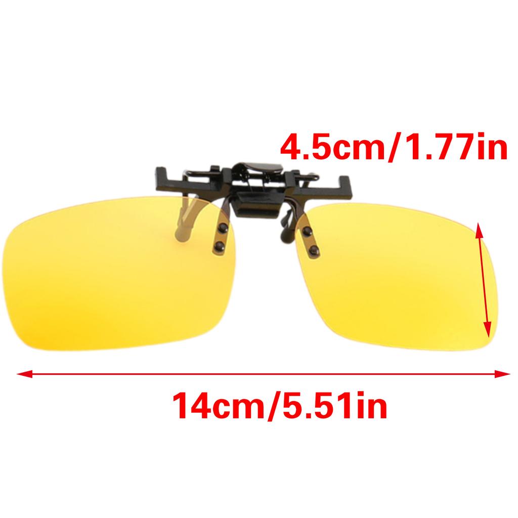 Polarised Colored Filter Clip On Glasses For Improved Clarity In Low Light Light Blocking Filter for Glasses /Goggles