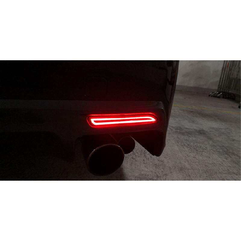 1 Pair Led Rear Bumper Reflector Brake Stop Lights Lamps For Toyota Matrix Lexus