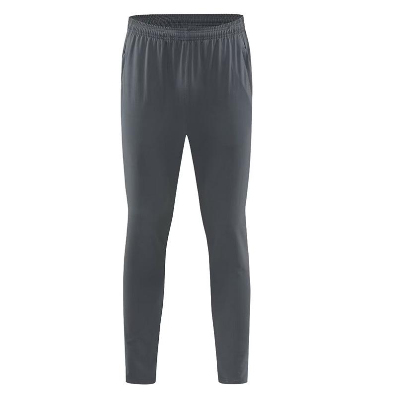 Summer 2024 Men's Quick-Dry Ice-Feel Sports Pants - Elastic, Breathable, Tapered Running & Fitness Pants