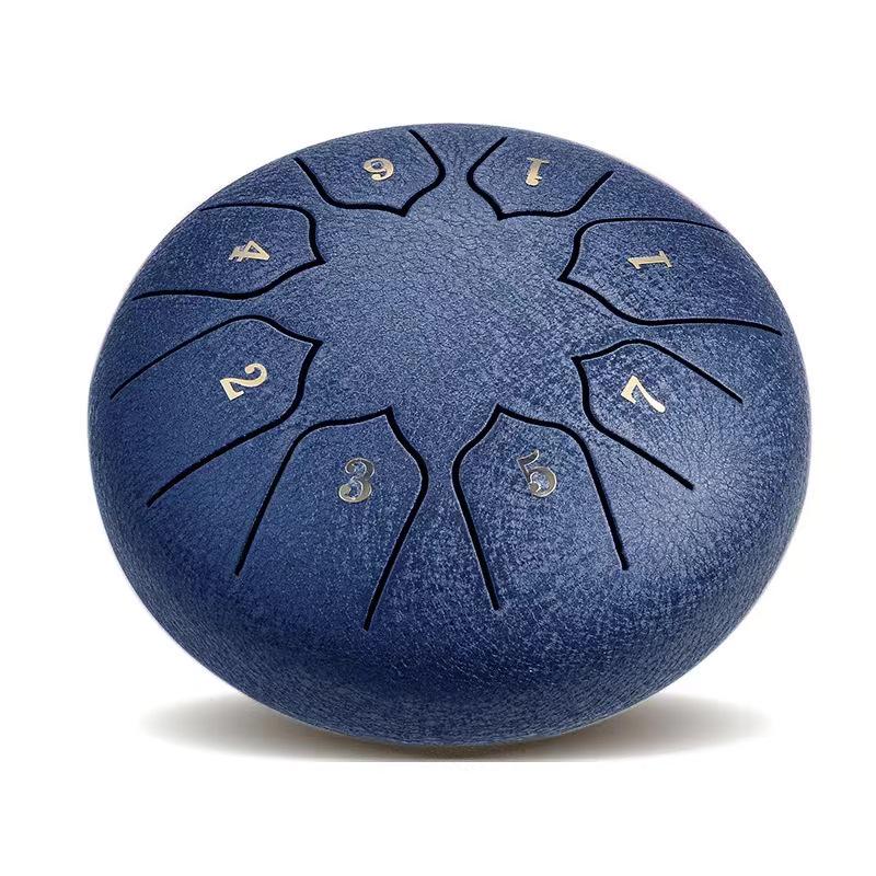 6-Inch 8-Note Steel Tongue Drum - Hand-Played Colorful Instrument for Adults & Children