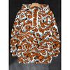 Autumn 3D Graffiti  Abstract Art Pattern Printed Hoodies Fashionable Casual Sports Long Sleeved Men's Hooded Sweatshirts