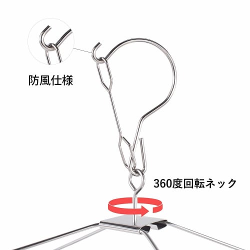 LEEPWEI Stainless Steel Foldable Clothes Drying Rack with 52 Clothes Pinch Pins, Multi-Function Storage, Gift Included (10 Spare Pins Included)