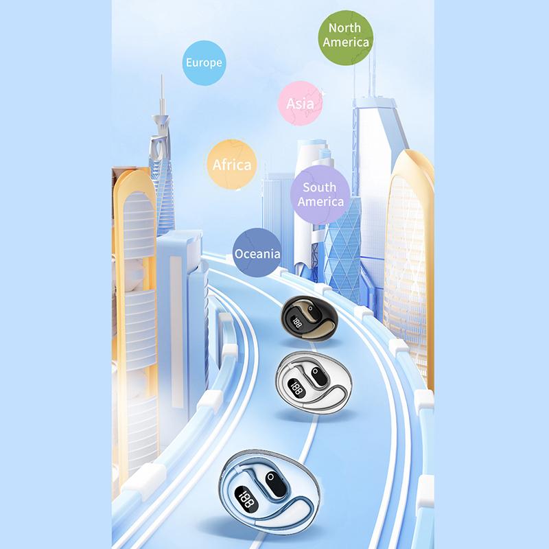 Ai Language Translation Tws Wireless Ear Hanging Earphone Headphone Headset For Iphone For Samsung Huawei Long Battery Life
