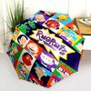 Rugrats Playtime Squad Folding Umbrella Travel Suitable For All Seasons Umbrella Gift Travel