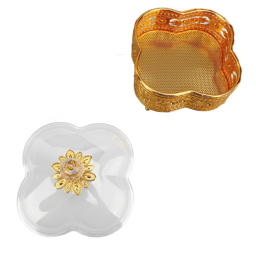 Decorative Jar Box Retro European Acrylic Small Jar for Jewelry Gift