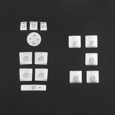 Autofenster-Glas-Hebeknopf-Zierabdeckungsaufkleber für Mercedes Benz A/B/C(W204)/E(W212)/GLA /CLA/ GLK/ GLE-Klasse