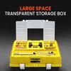 Hardware Toolbox Set Plastic Thick Combination Suitcase, Electrician Carpenter Electric Drill Storage Box