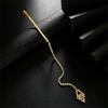Elegant Forehead Charm Pendant Head Chain Exotic Head Jewelry for Music Festival Celebration and Cultural Event