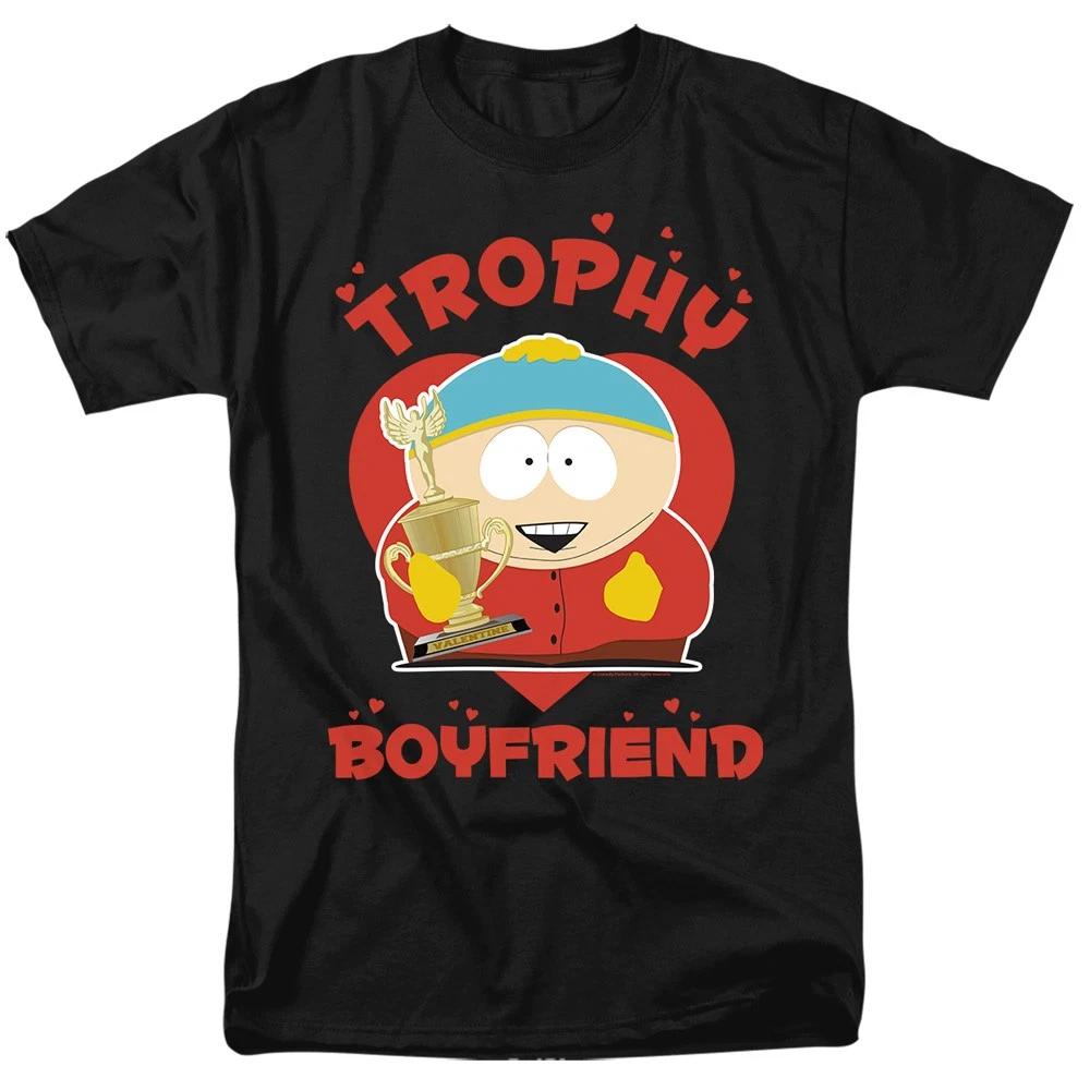 South Park Valentine s Day Cartman Trophy Boyfriend Unisex Children s T-shirt Black 100
