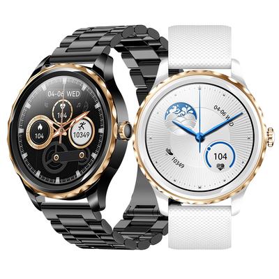 Crtorrs Luxury Smartwatch Bluetooth Hd Call Smart Watch Stainless Steel Sports Watches For Men Women Ios Android Phones