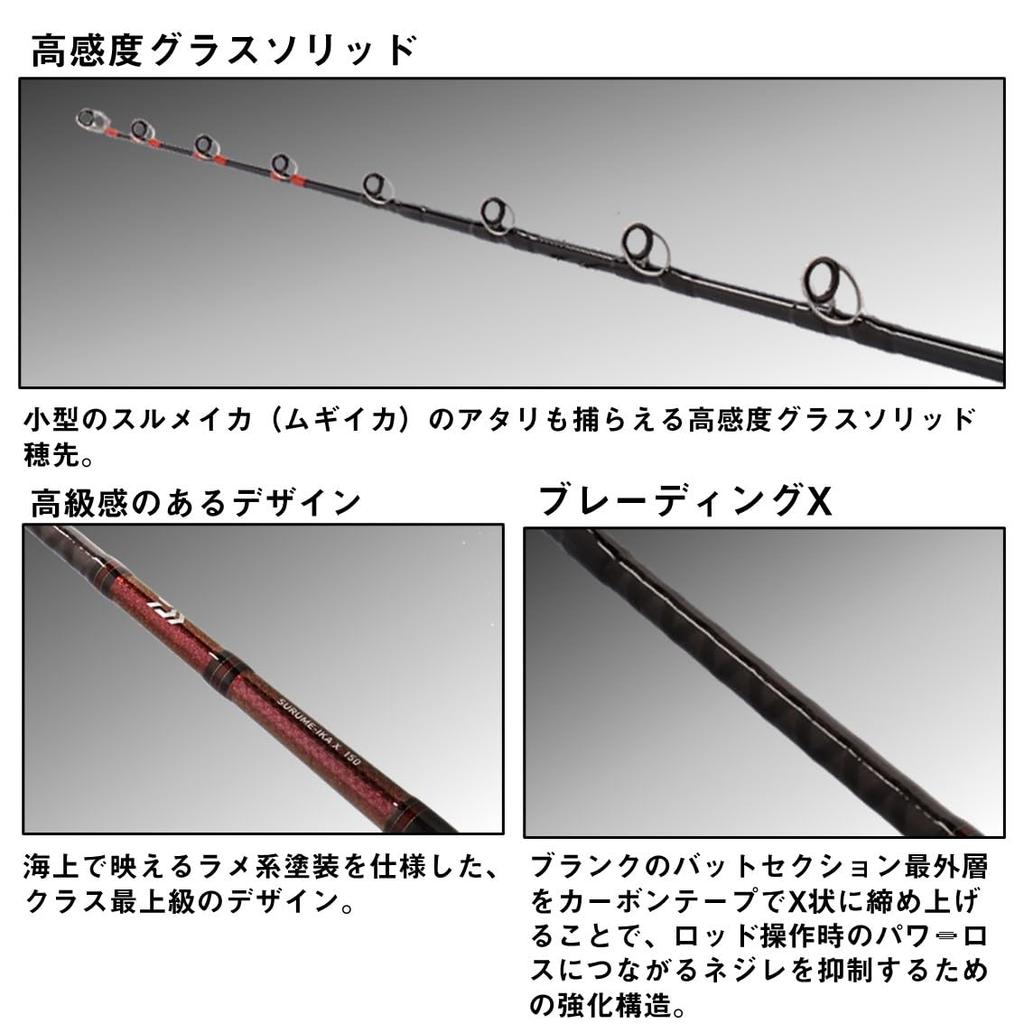 Daiwa Boat Rod Surumeika X 150