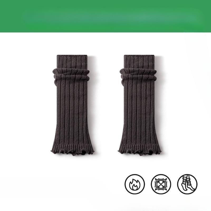 Female Autumn and Winter Warm Thickened Calf Knitted Pile Pile Stocking