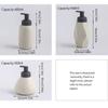 Speckled Matte Foaming Liquid Soap Dispenser Ceramic Foamer Sparkling Bottle  Hotel