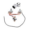 Interruptor de 3 Vias para Guitarra 1 Volume 1 Tonalidade Potenciômetro 500K Jack Kit de Chicote Pré-Fiação