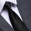 Black No Zipper Men'S Professional Dress Tie Business Casual Wedding Groom Korean Edition One Pull Tie